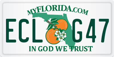 FL license plate ECLG47
