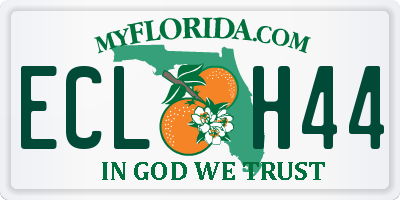 FL license plate ECLH44