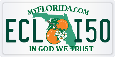 FL license plate ECLI50