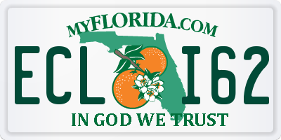 FL license plate ECLI62