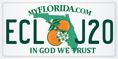 FL license plate ECLJ20