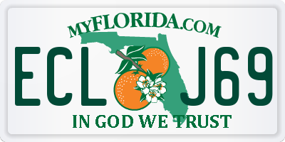 FL license plate ECLJ69