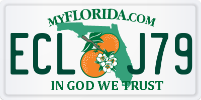 FL license plate ECLJ79