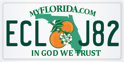 FL license plate ECLJ82