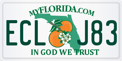 FL license plate ECLJ83