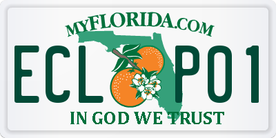 FL license plate ECLP01