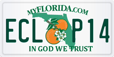 FL license plate ECLP14