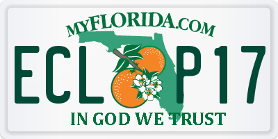 FL license plate ECLP17