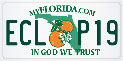 FL license plate ECLP19