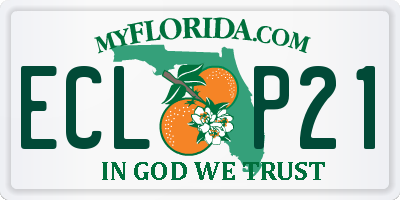 FL license plate ECLP21