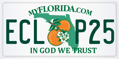 FL license plate ECLP25