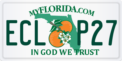 FL license plate ECLP27