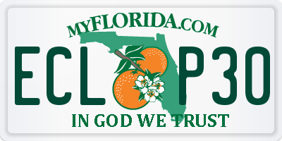 FL license plate ECLP30
