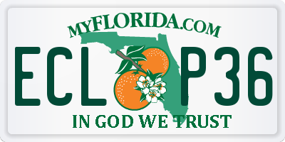 FL license plate ECLP36