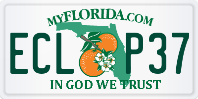 FL license plate ECLP37
