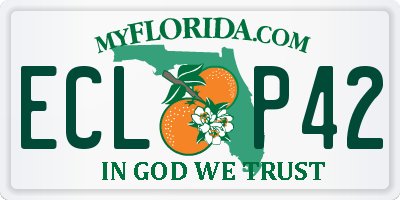 FL license plate ECLP42