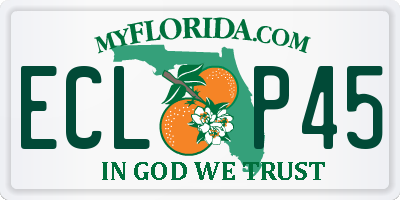 FL license plate ECLP45