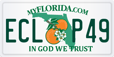 FL license plate ECLP49