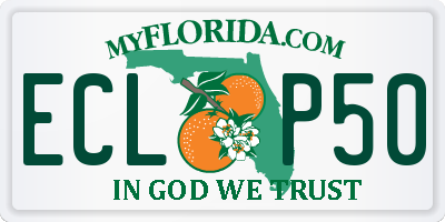 FL license plate ECLP50