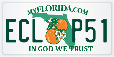 FL license plate ECLP51