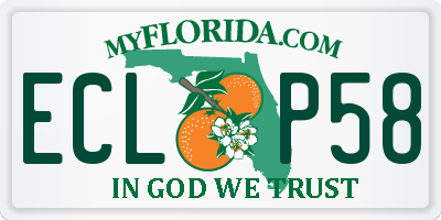 FL license plate ECLP58