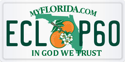 FL license plate ECLP60