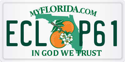 FL license plate ECLP61