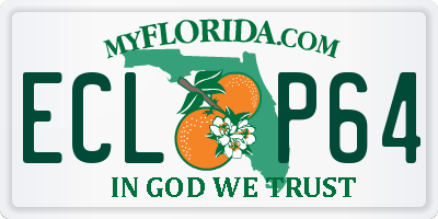 FL license plate ECLP64