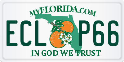 FL license plate ECLP66