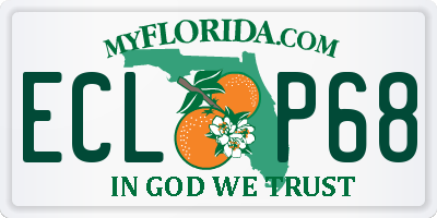 FL license plate ECLP68
