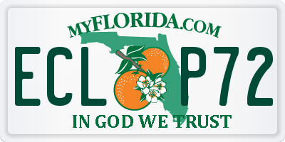 FL license plate ECLP72