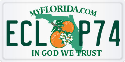 FL license plate ECLP74