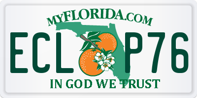 FL license plate ECLP76