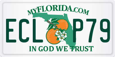 FL license plate ECLP79