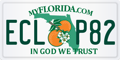 FL license plate ECLP82