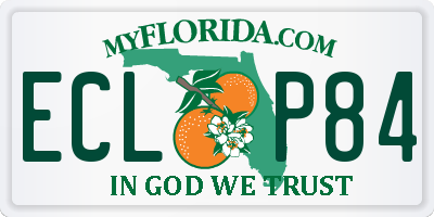 FL license plate ECLP84