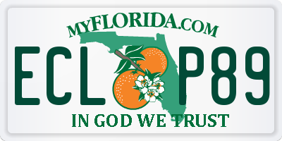 FL license plate ECLP89