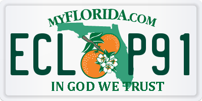 FL license plate ECLP91