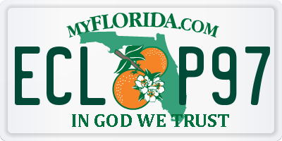 FL license plate ECLP97