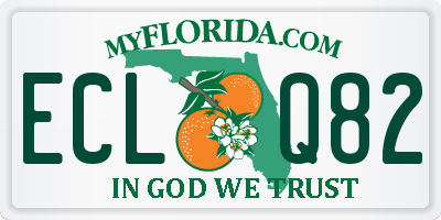 FL license plate ECLQ82