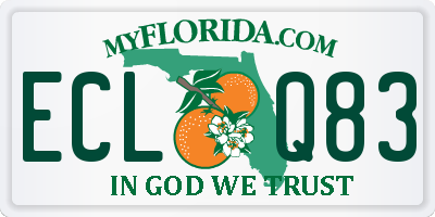FL license plate ECLQ83