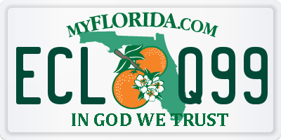 FL license plate ECLQ99