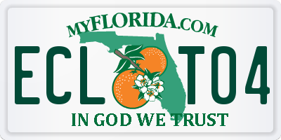 FL license plate ECLT04