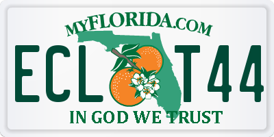 FL license plate ECLT44