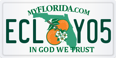 FL license plate ECLY05