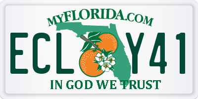 FL license plate ECLY41