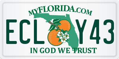 FL license plate ECLY43