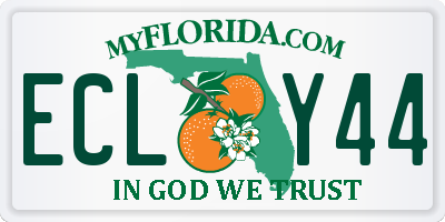 FL license plate ECLY44