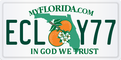 FL license plate ECLY77