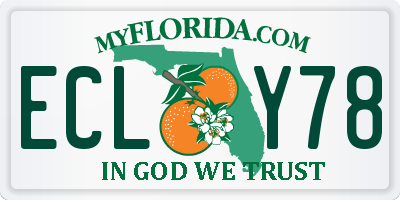 FL license plate ECLY78